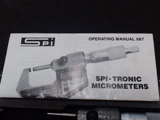 SPI - SWISS PRECISION INSTRUMENTS 10-873-8 MICROMETER